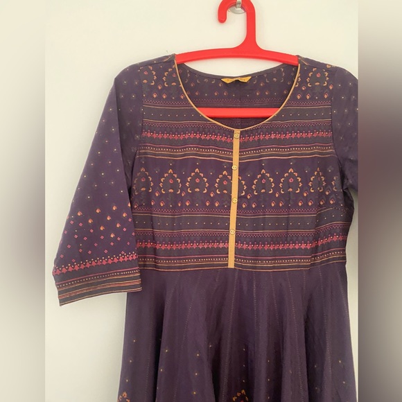 Aurelia purple Anarkali very good condition - Picture 4 of 8